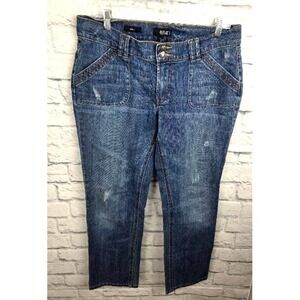 Ana Skinny Jeans Petite Women's Distressed Size 12P Slash Pockets